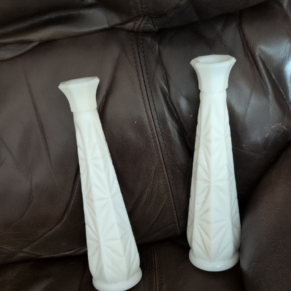 Elegant White Ceramic Vases